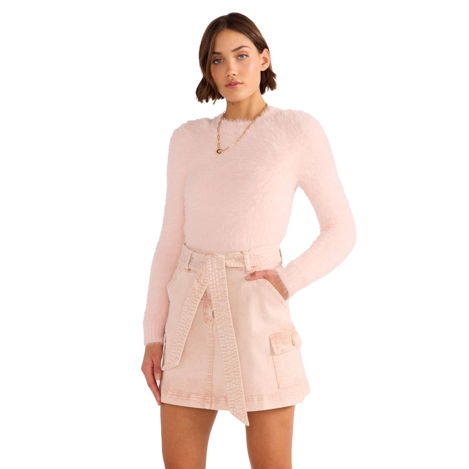 MINKPINK Clover Fluffy Sweater